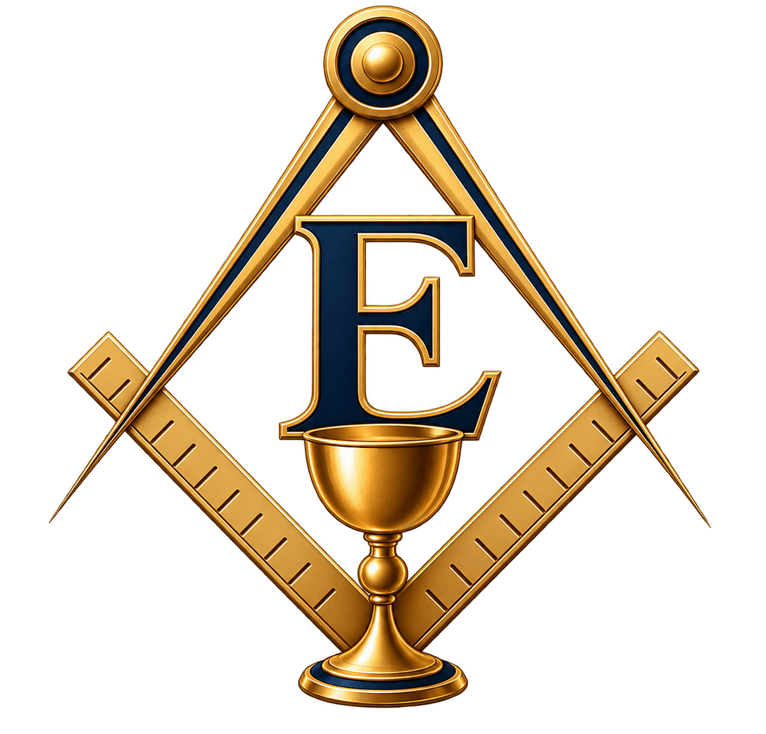 Emblema dourado e azul do EgregorPro